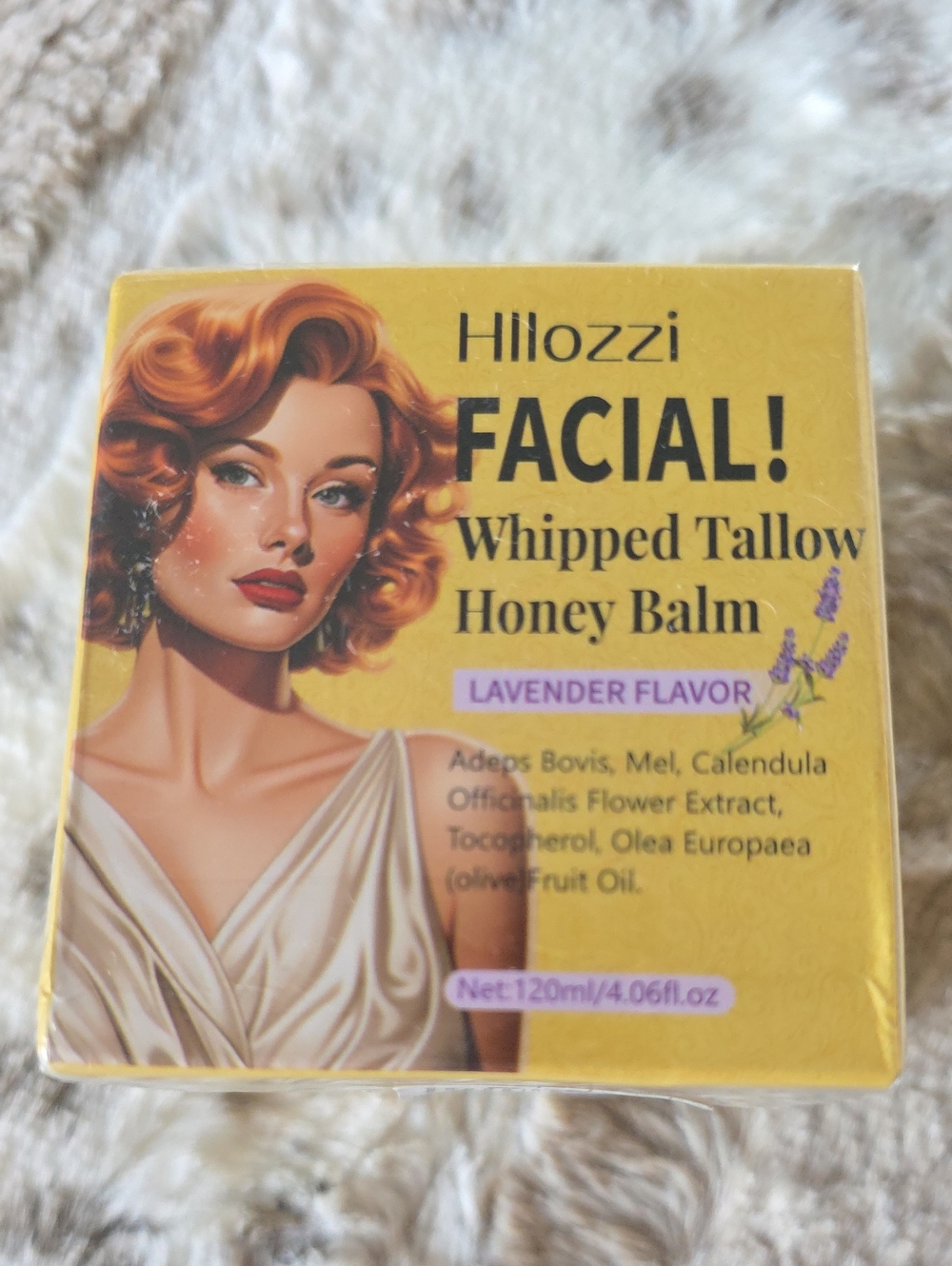 Source Unknown Hllozzi Facial! Whipped Tallow Honey Balm - Yellow & Lavender